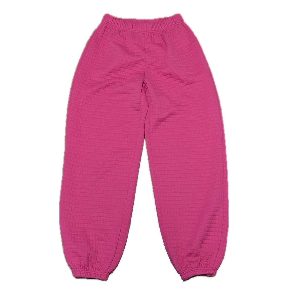 Princess Polly Hot Pink Textured Joggers Quilted - Picture 2 of 5